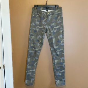 Camo Skinny Jeans